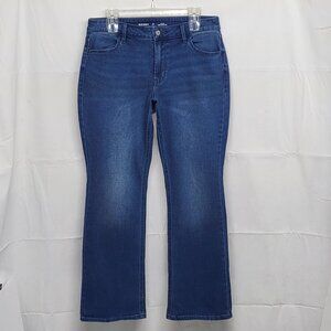 Old Navy Jeans Wow Boot Cut Womens 10 Short Stretch Mid Rise Denim Pants 33 X 29